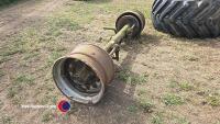 Commercial axle 8T SDC c/w brakes and rims - 2
