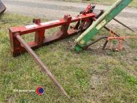 Twin bale spikes, one spike hydraulic rotated, Euro brackets - 4