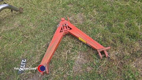 A frame quick hitch