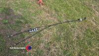 Loader joy stick with cables