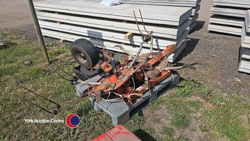Fella tedder parts (wheels, tines, arms, castings etc)