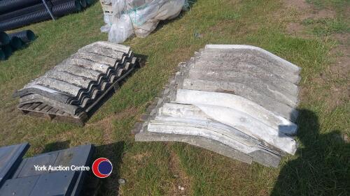 2 pallets of big 6 roof ridges