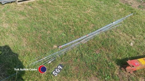 Quantity of threaded bar