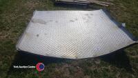 2 x 6ft x 7ft aluminium tread plates - 2