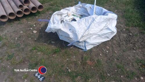 1T bag of assorted plumbing articles