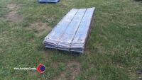 20 approx galvanised tin sheets - 3