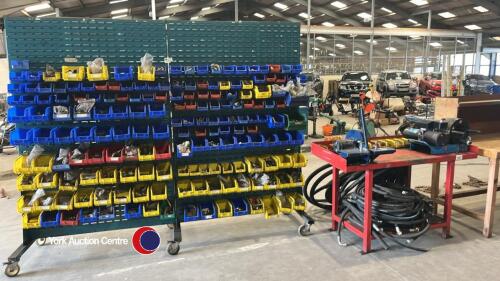 Finn power swager complete hydraulic pipe swaging and cutting system, 12v, pipe and fittings, lin bin storage, all dyes and charts (P20cs), Allswage uk pipe cutter, wo