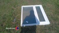 Frosted upvc double glazed window - 2