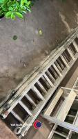 18 rung aluminium triple ladder - 3