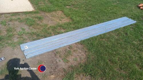 10 x 40 x 40 x 3.75 galvanised box section , new.