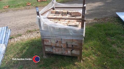 Pack of old reclaimed bull nose bricks