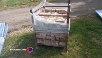 Pack of old reclaimed bull nose bricks