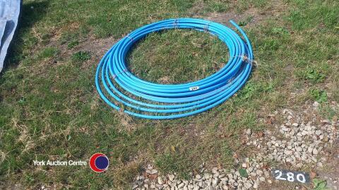 25mm Blue water pipe approx 80m