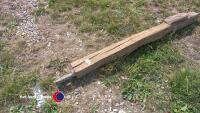 Reclaimed oak beam with tenon joint on the end 6in x 6in x 7ft