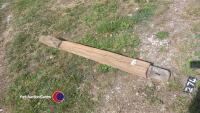 Reclaimed oak beam with tenon joint on the end 6in x 6in x 7ft - 2