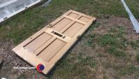 6 panel external door, 838mm (33in) wide, 1981mm (78in) high