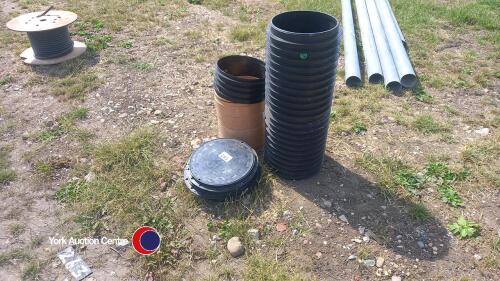 Inspection chamber risers and covers