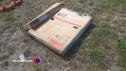 Velux roof window and flashing kit. Unused in box