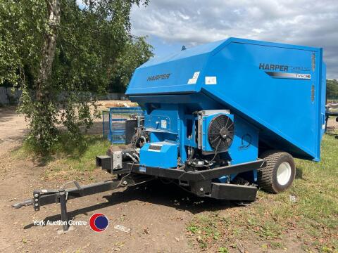 Harper turbo vac TV60HD grass sweeper and collector
