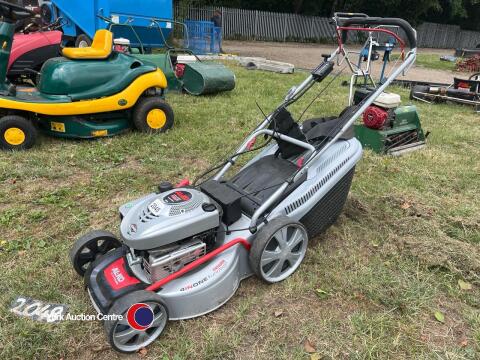 Al-Ko self propelled rotary mower, 4 in 1 function, starts on the key, key and owners manual in office