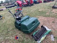 Atco Balmoral 205 cylinder mower c/w scarifying cassette and grass box - 4