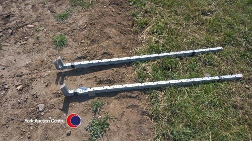 2 metal multi holed bands