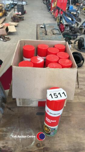 12 x tins wire rope spray, new