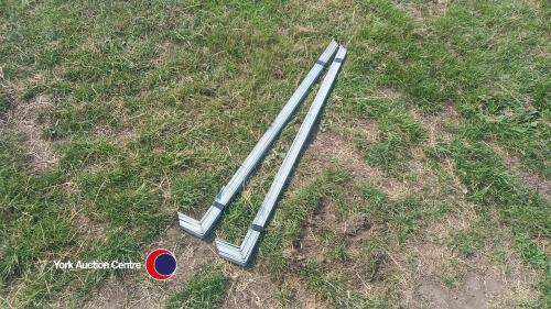 2 metal multi holed bands