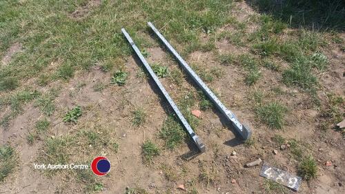 2 metal multi holed bands