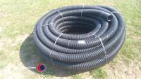 100mm x 100m perforated land drainage coil - 2