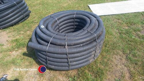 80mm x 100m perforated land drainage coil