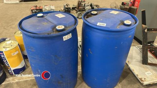 2 x 200L barrels
