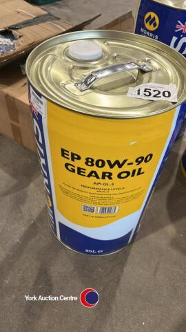 25L Morris EP80W-90 gear oil