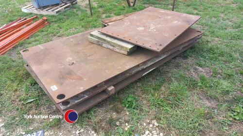 4 x road plates