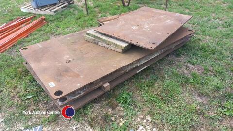 4 x road plates