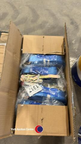 10 x 5T ratchet straps, new