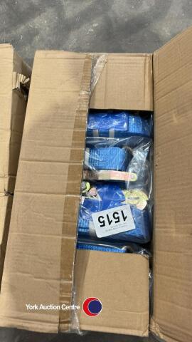 10 x 5T ratchet straps, new