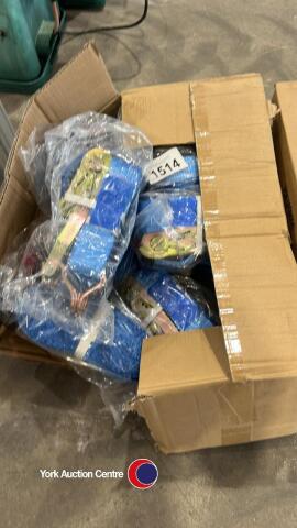 10 x 5T ratchet straps, new