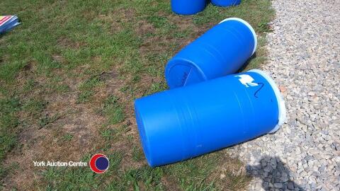2 x barrels with sealable lids, new