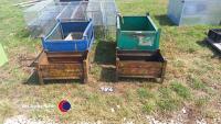 Metal parts bins small stillages - 2