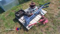 Pallet of pipe bending equiment