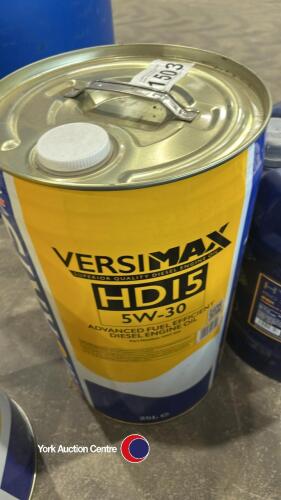 Morris Versimax 25L 5w 30 engine oil, new