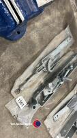 Galvanised hinges and catch to fit wooden farm gate - 2