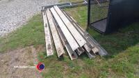 Quantity of 150 metal road formers - 2