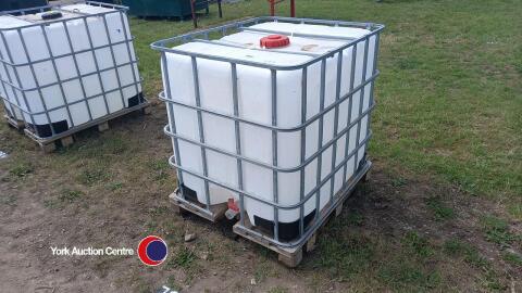 2 x 1000L IBCs