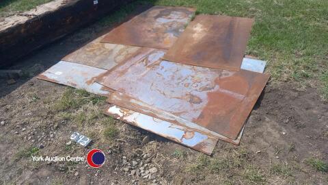 8 x steel sheets.