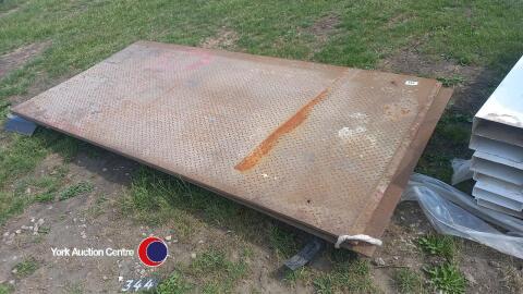 3 x steel sheets, 10ft x 5ft 10mm thick