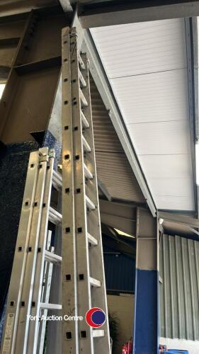 Large extension ladders