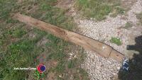 Reclaimed oak beam with tenon joint on the end 6in x 6in x 8ft - 2