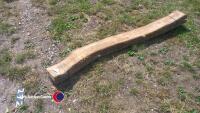 2 x milled dry oak 2in thick x 8in wide x 7ft long
